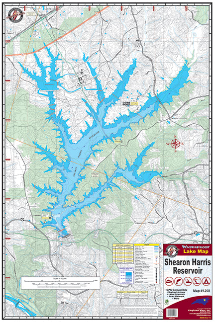 Kingfisher Georgia Lake Maps - Angler's Headquarters