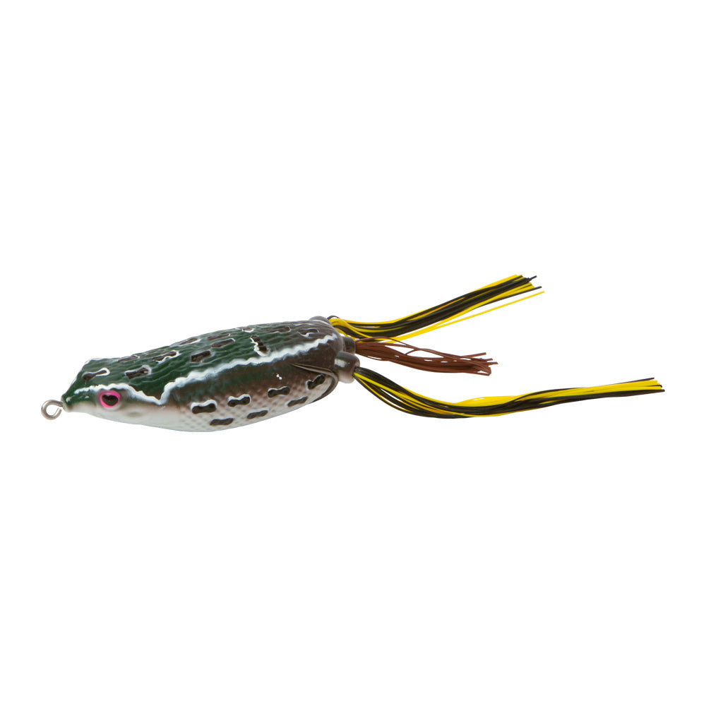 battery operated frog fishing lure Zoom Hollow Belly Frog Jr Greenie