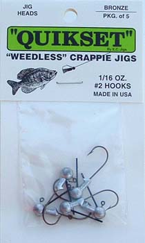 Quickset Weedless Crappie Jigs - Angler's Headquarters