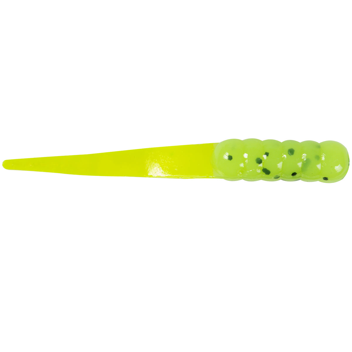 Fish Stalker Mag Slab Tail Panfish Jig - Ugly Green/Chartreuse