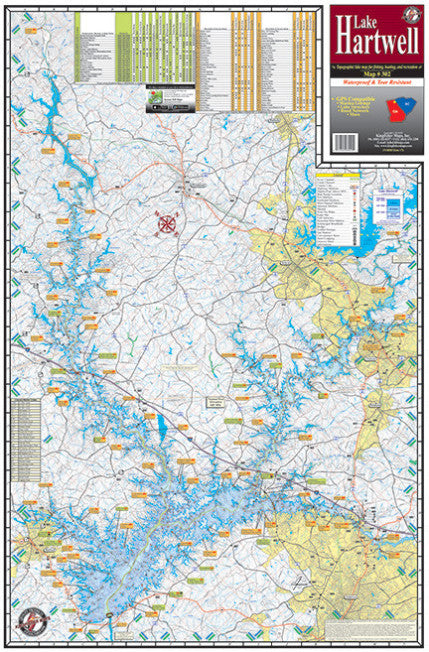 Kingfisher South Carolina Lake Maps - Angler's Headquarters