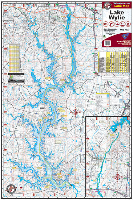 Kingfisher South Carolina Lake Maps - Angler's Headquarters