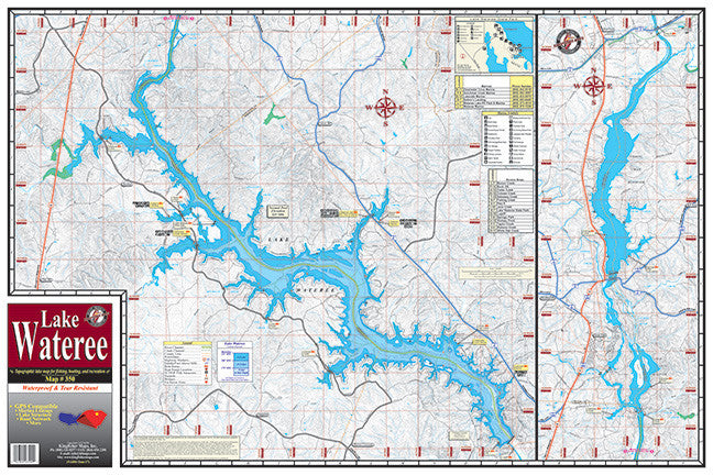 Kingfisher South Carolina Lake Maps - Angler's Headquarters