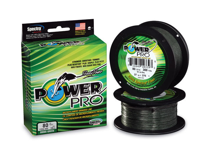 Power Pro Spectra Braided Line Moss Green - Angler's Headquarters