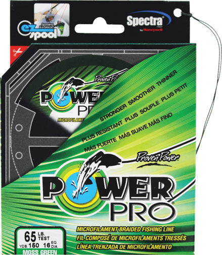 Power Pro Spectra Braided Line Moss Green - Angler's Headquarters