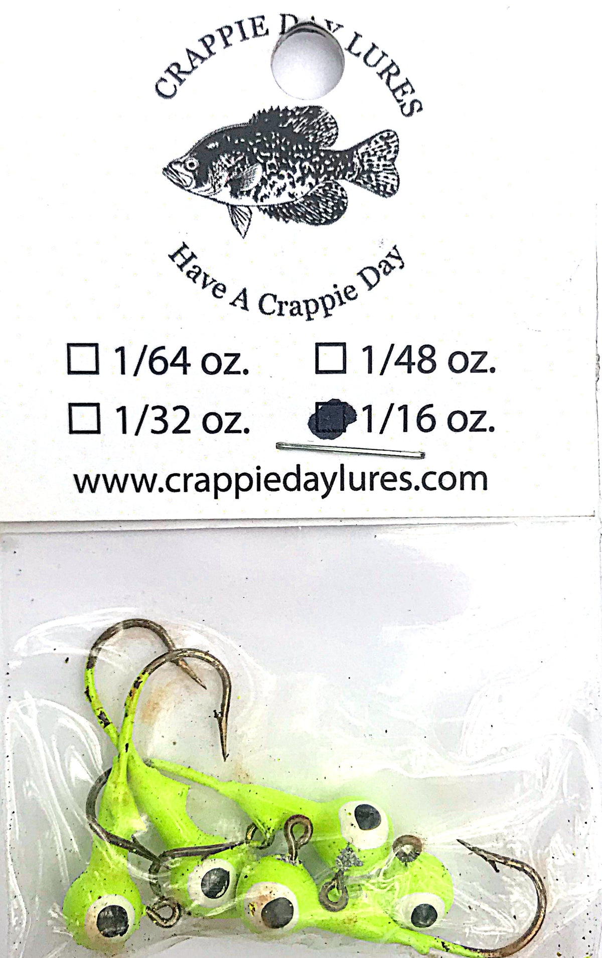 Crappie Day Round Jigheads ( 5 pk) - Angler's Headquarters