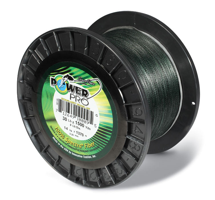 Power Pro Spectra Braided Line Moss Green