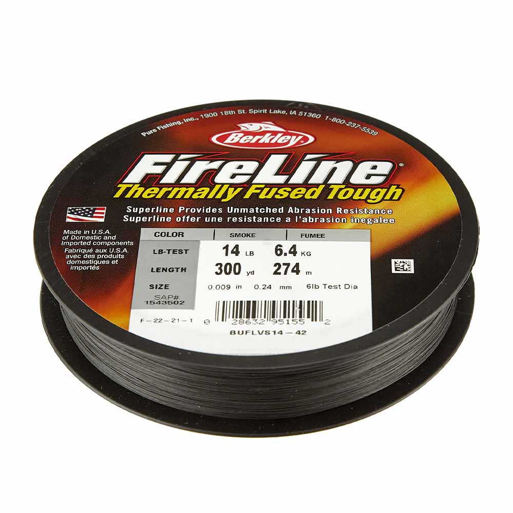 Berkley FireLine - 8lb 125yd - Smoke