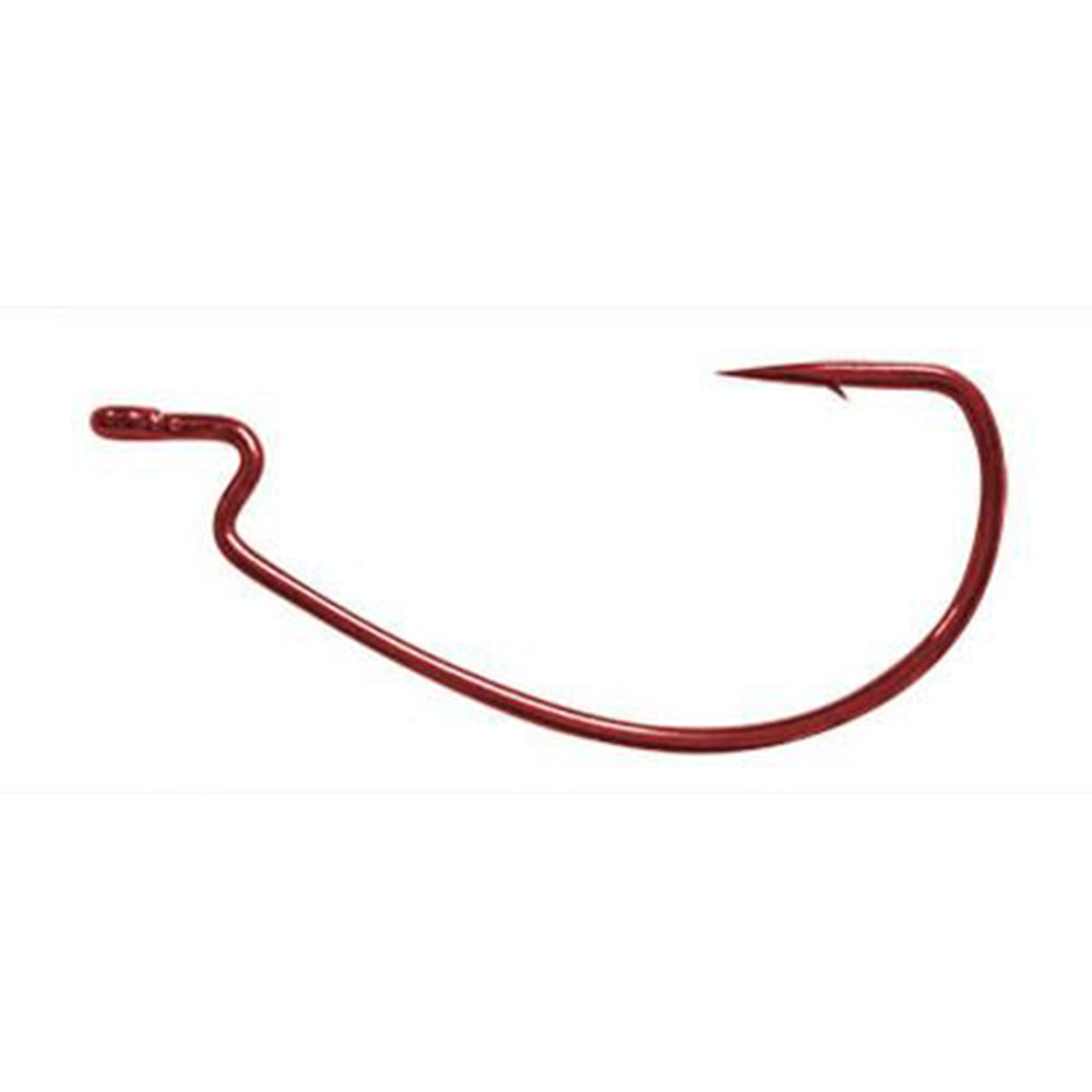 Gamakatsu SuperLine Offset EWG Hooks Red