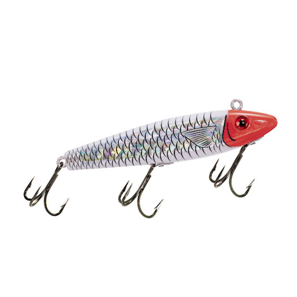 MirrOlure Series III S52mr Sinking Twitchbait Red Head/White Silver