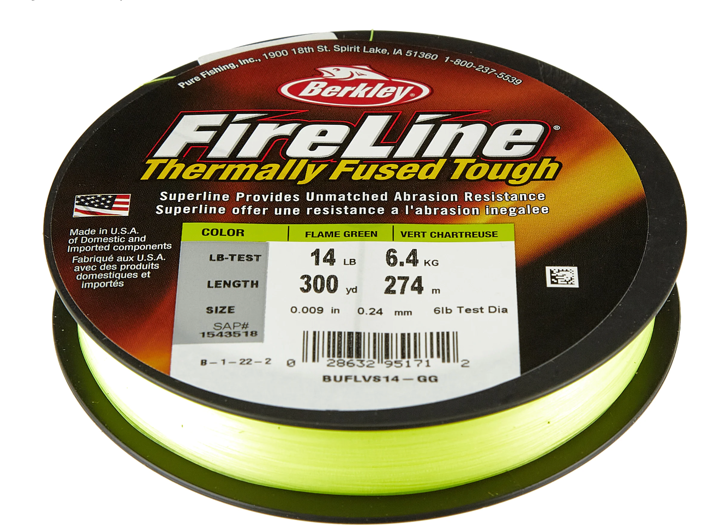 Berkley Fireline Braided Line (125 yds)