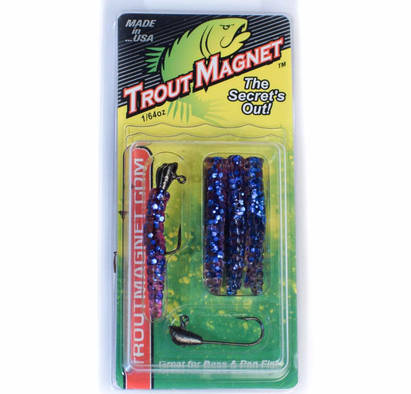 Leland Lures Trout Magnet 1/64 oz Softbait 9 Count Green