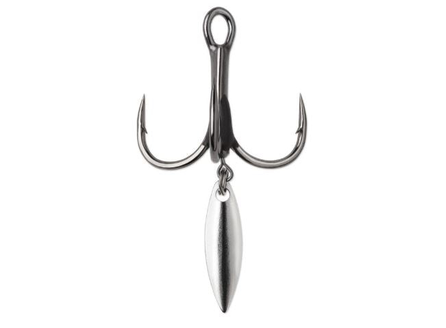 VMC Bladed Hybrid Treble Short 1X Hook 2pk - Angler's Headquarters