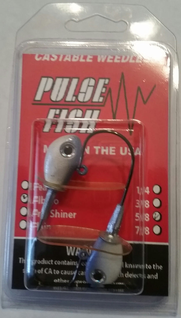 The Pulse Jig (2 Pack Without Baits: Painted Heads) - Angler's Headquarters