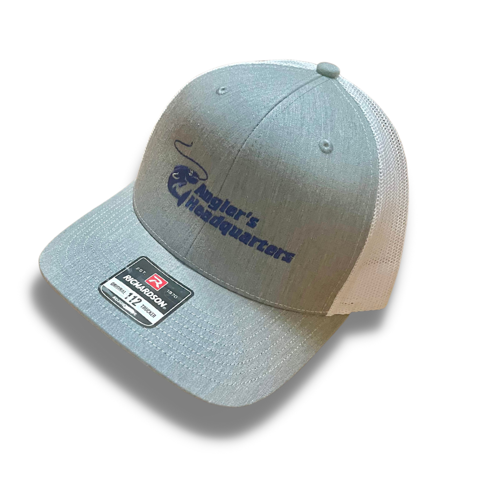 Angler s Headquarters Richardson 112 Trucker Hats Charcaoal White Standard Richardson 112