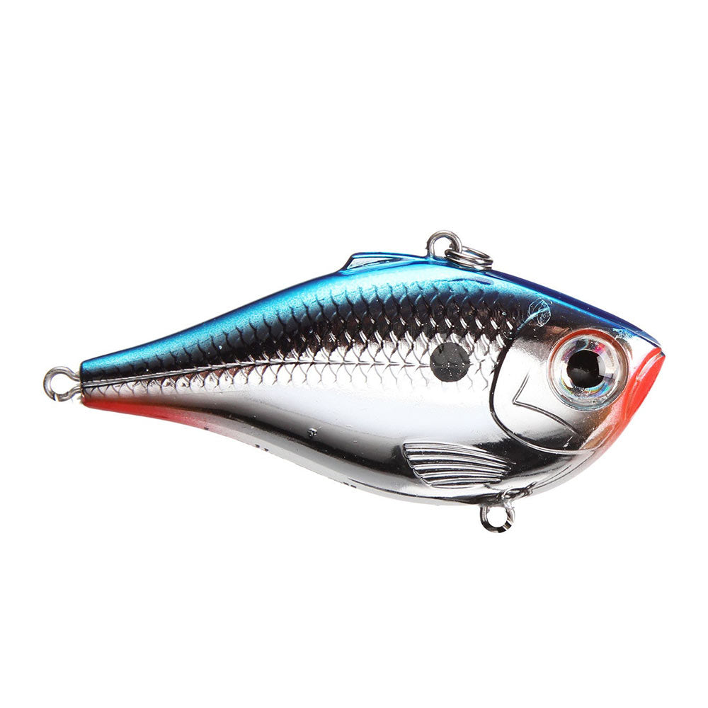 blue and orange lipless rapala fishing lure Rapala Rippin' Rap Chrome Blue; 2 in