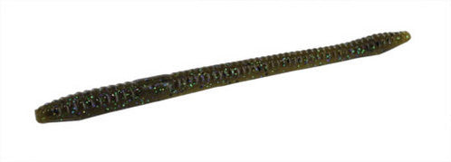 Tackle HD Finesse Worm 4.5-Inch 25-Pack - Green Pumpkin