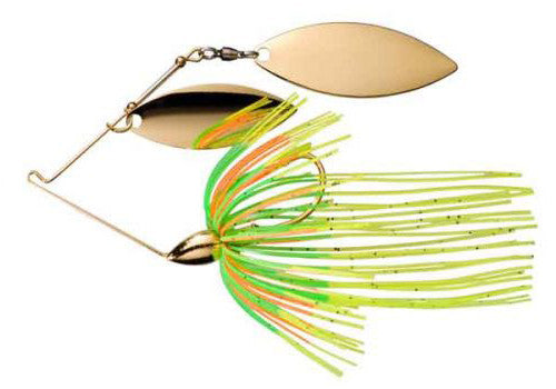 brinkley fishing lure war hogg Eagle Gold Spinnerbaits Double Willow Vind daiwa emcast 5500 it offers maximum profile color:Orange Head/Black over Orange Skirts octopus