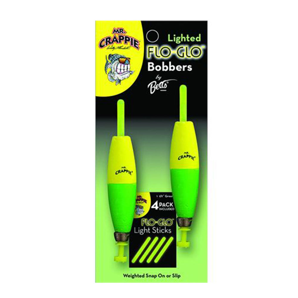 Mr Crappie Lighted Flo Glo Bobbers