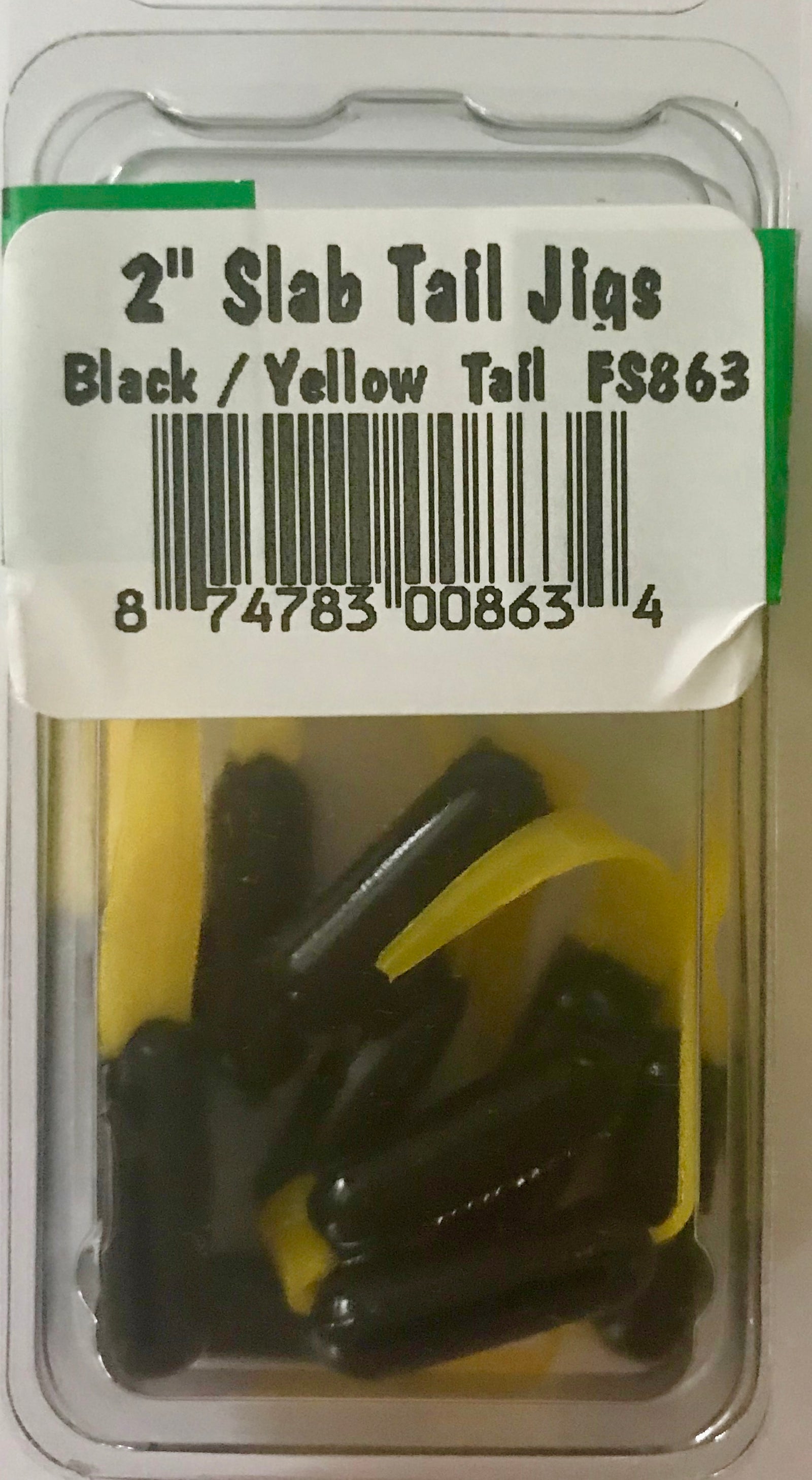 Fish Stalker 2 Color Slab Tail Jig (10 pk) - Angler's Headquarters