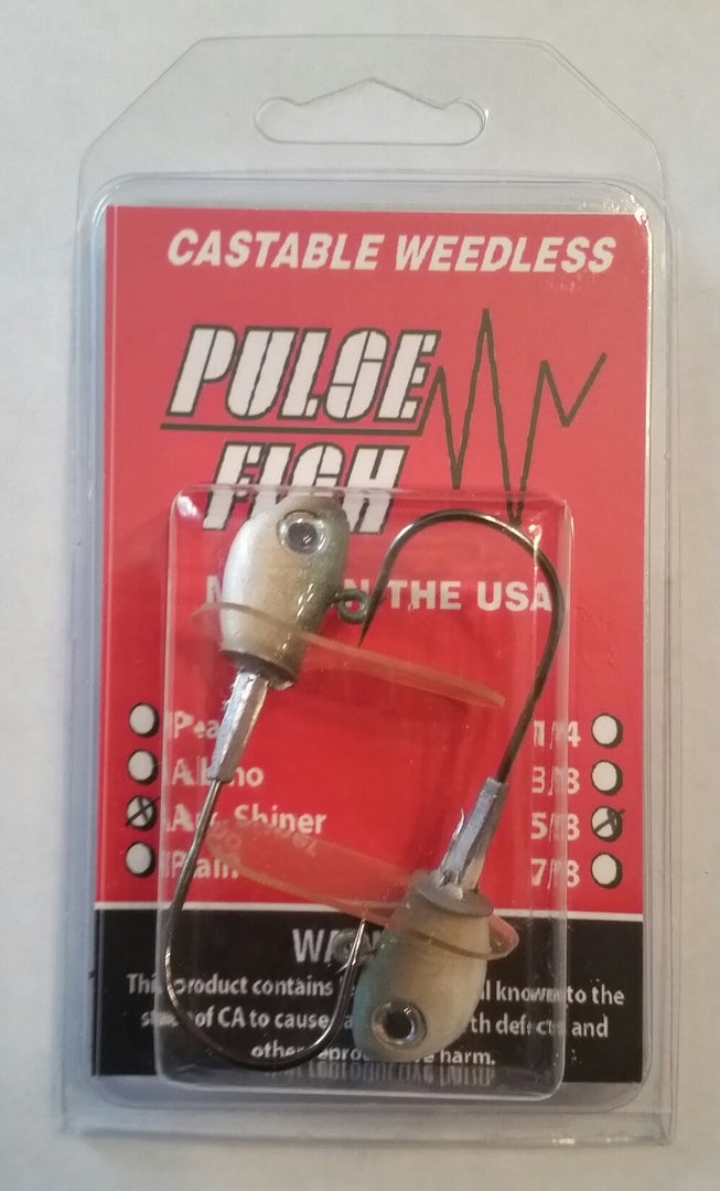 The Pulse Jig (2 Pack Without Baits: Painted Heads) - Angler's Headquarters