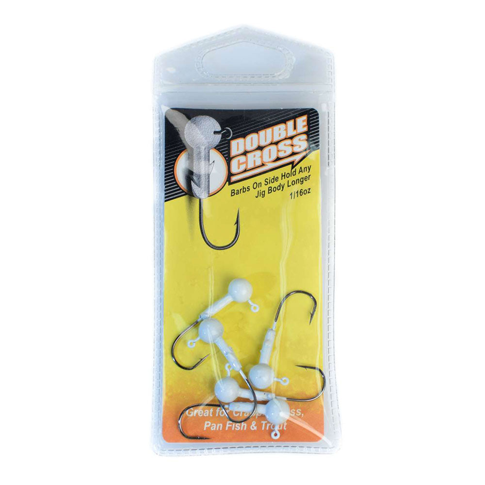 ヒースクリフ MD 30個 Leland's Crappie Magnet Double Cross Jig Heads - Angler's Headquarters