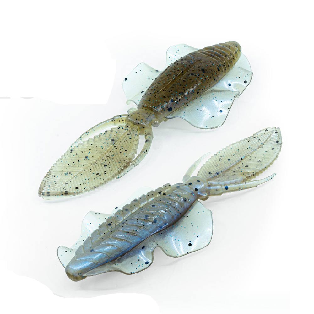 chase baits fishing lures Chasebaits FF42-06 Flip Flop, Green Pumpkin Chartreuse, 4.25 inch Soft