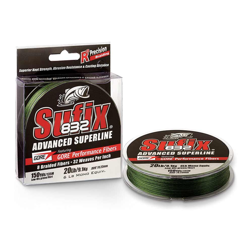 Sufix 832 Braided Line Lo-Vis Green