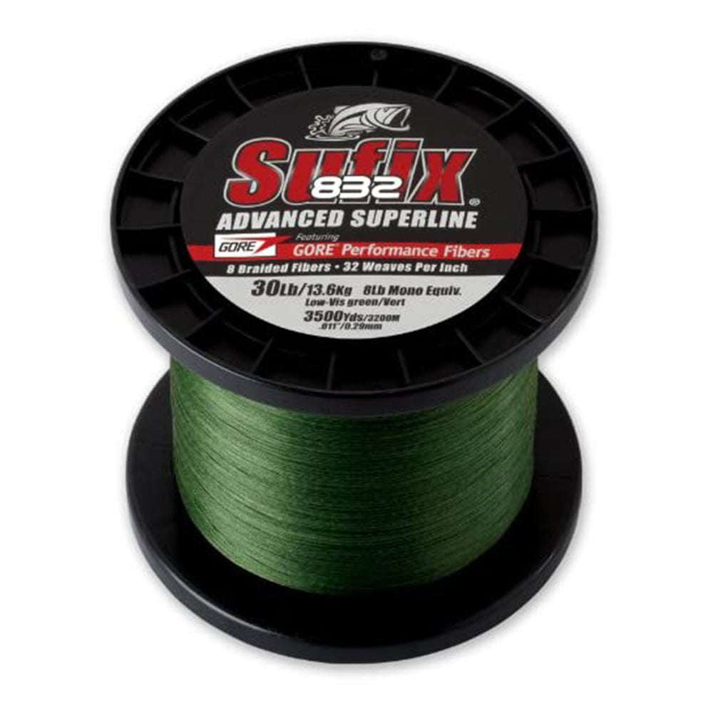 sufix 832 braided fishing line Sufix 832 Braid, 50 lb / Green / 3500 Yard