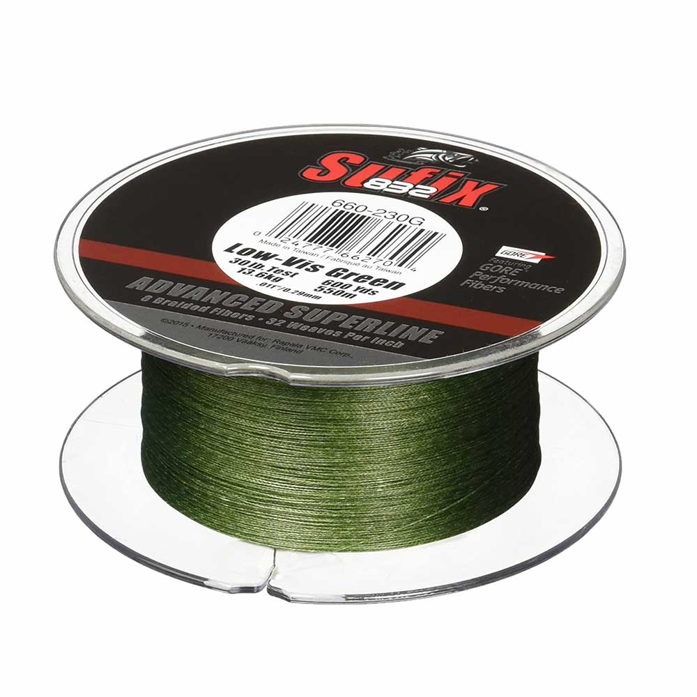 Sufix 832 Braid Fishing Line | Neon Lime | 15 lb | 3500 yd