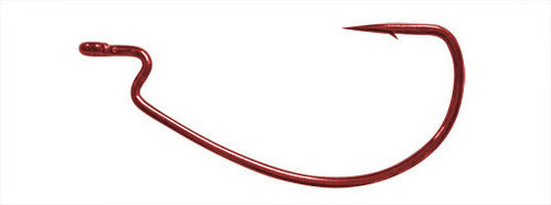 Gamakatsu SuperLine Offset EWG Hooks Red - Angler's Headquarters