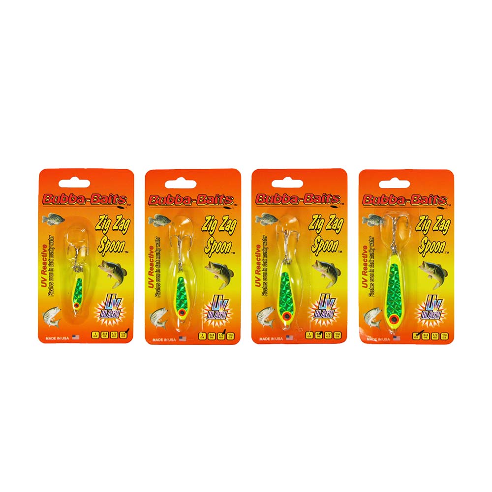 Bubba-Baits Zig Zag Spoons